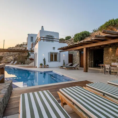 别墅 Olivia Mykonos 圣斯特凡诺斯